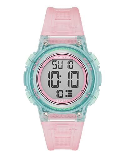 Armitron Sport Women's Digital Chronograph Resin Strap Watch - Product Imagery