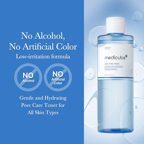 medicube Zero Pore Exfoliating & Hydrating Toner - Product Imagery
