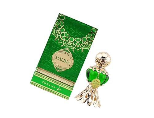 KHADLAJ PERFUMES Malika Green Concentrated Perfume Oil for - Product Imagery