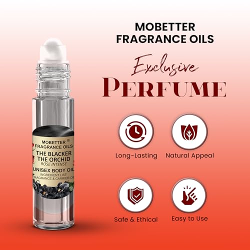 MOBETTER FRAGRANCE OILS The Blacker The Orchid Rose Intense - Product Imagery