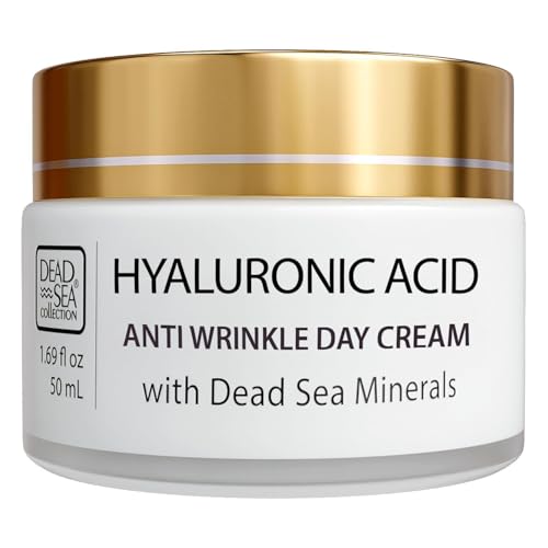 Dead Sea Collection Day Cream for Face with 5% Hyaluronic Acid, Dead Sea Minerals, and Vitamin E – Anti Aging Nourishing Skin Care Moisturizer to Reduce Wrinkles (1.69 fl. oz) - Dead Sea Collection Official Product View 1