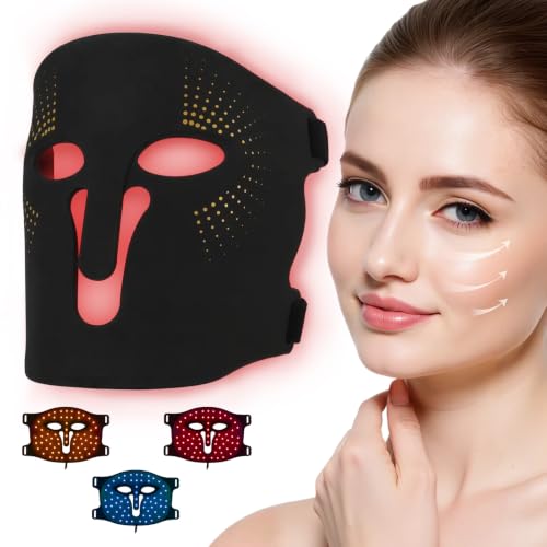 Red Light Mask Therapy for Face FDA Cleared 3 Colors Red - bubbotparty Official Imagery - 1