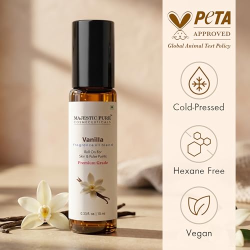 Majestic Pure Vanilla Fragrance Oil Perfume Roller - 0.3 Fl Oz - Product Imagery