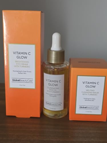 Global Beauty Care Vitamin C & Turmeric Glow Skincare Set - Product Imagery