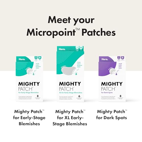 Mighty Patch Hero Cosmetics Micropoint XL Acne Pimple Patches, 6 - Product Imagery