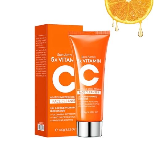 NureBe 5X Vitamin C Face Cleanser 100g with Niacinamide & Hyaluronic A - View 1