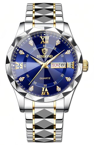 Gosasa Luxury Men's and Women's Business Diamond Stainless Steel - Product Imagery