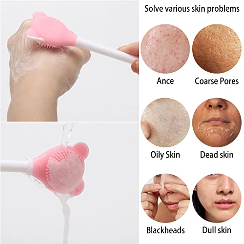 Tbestmax Manual Facial Brush Skin Cleansing Cleaner, Silicone - Product Imagery