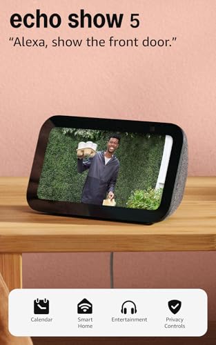 Amazon Echo Show 5 (newest model), Smart display, Designed for - Product Imagery