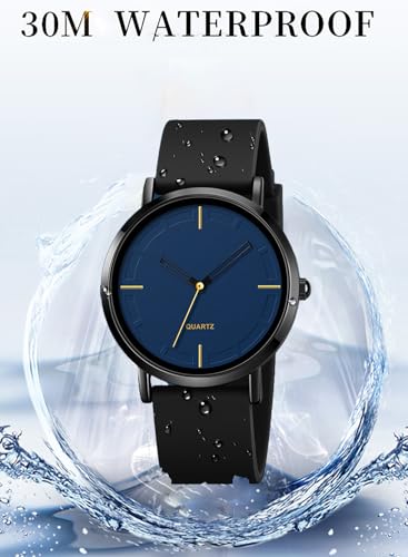 BESTKANG Fashion Simple Analog Quartz Wrist Watch with Silicone - Product Imagery