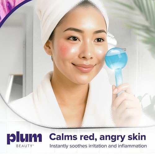 Plum Beauty Facial Cooling Globes, Cool Massage Tools for - Product Imagery