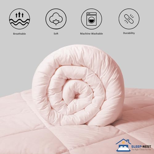 SLEEP-NEST Oversized King Comforter 132x120 Inch Hotel Luxury - Product Imagery