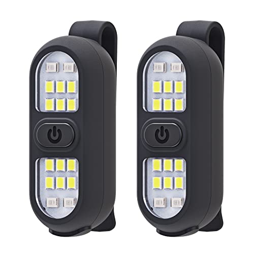 2 Pack Clip on Flashlights, Running Light for Runners - Product Imagery