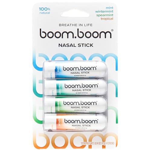 BoomBoom Nasal Stick | Vapor Flow Technology | Cool Refreshing - Product Imagery