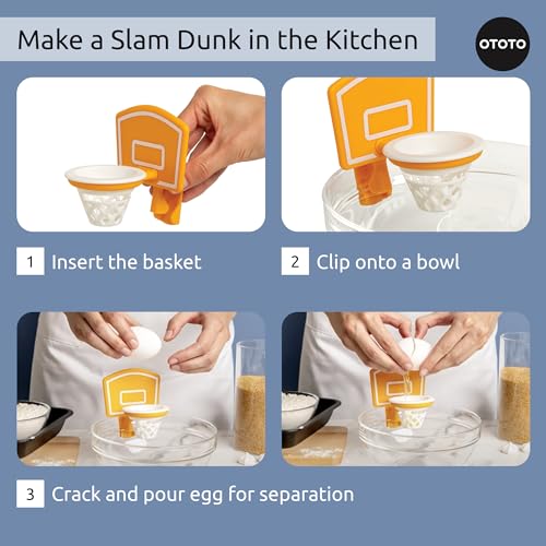 OTOTO Dunk N' Egg Yolk Separator Funny, Unique Kitchen Gadgets, - Product Imagery