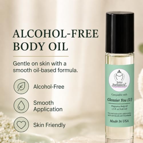 Glosser You (U) Fragrance Body Oil | Pink Pepper, Iris, Ambrette - Product Imagery
