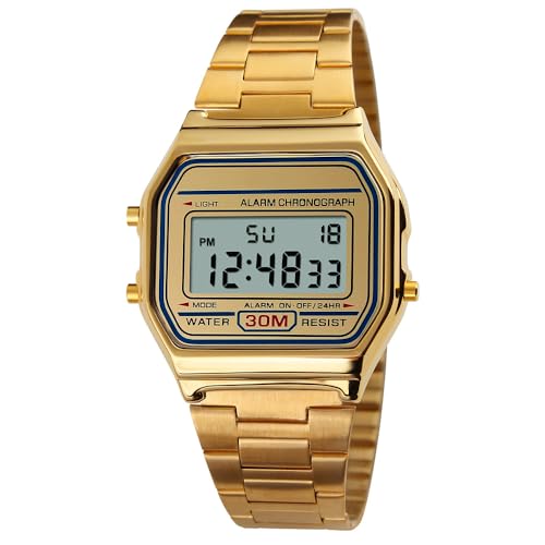 VIGOROSO Vintage Waterproof Digital Watches for Men Wrist - Product Imagery