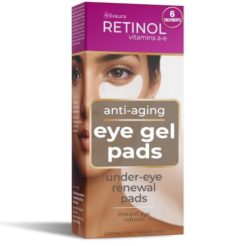 LIVAURA Retinol Under Eye Patches for Women - Eye Masks for Dark Circles