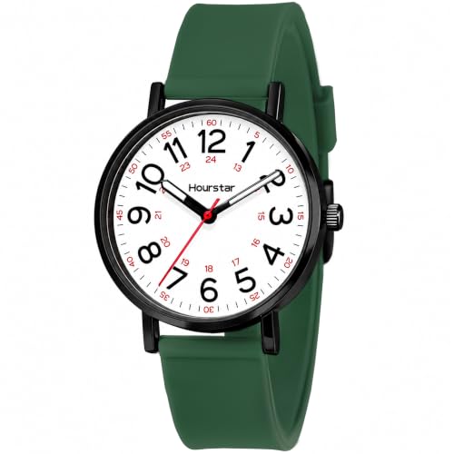 Women's Analog Nurse Watch | Second Hand | Easy Read | Silicone - Product Imagery