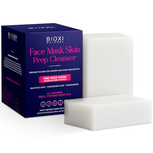 Face Mask Skin Prep Soap Bar - Prepare the Skin for Deeper Face - Product Imagery