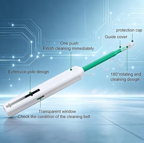 Fiber Optic Pen Cleaner for SC/ST/FC, 2.5mm UPC/APC Ferrule - Product Imagery