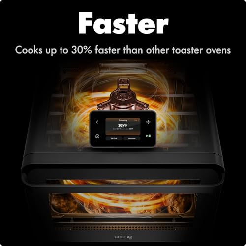 CHEF iQ MiniOven Smart Toaster Oven Air Fryer Combo, 11-in-1 - Product Imagery