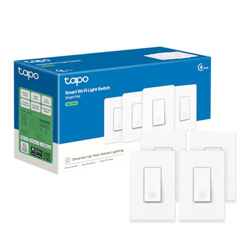 Tapo Smart Light Switch Single Pole Need Neutral Wire S500 - Tapo Official Imagery - 1