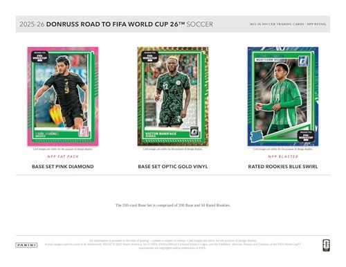2025-26 Panini Donruss Road to FIFA World Cup Soccer Retail - Product Imagery