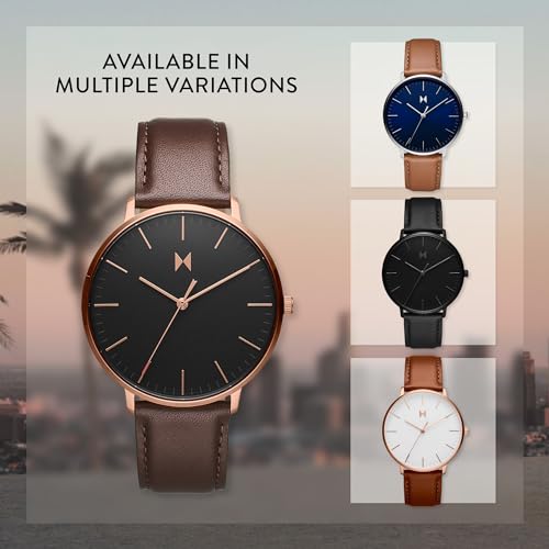 MVMT Legacy Slim Men's Watch – Minimalist - Water Resistant - - Product Imagery