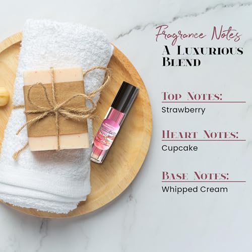 MOBETTER FRAGRANCE OILS Strawberry Pound Cake Perfume body oil - Product Imagery