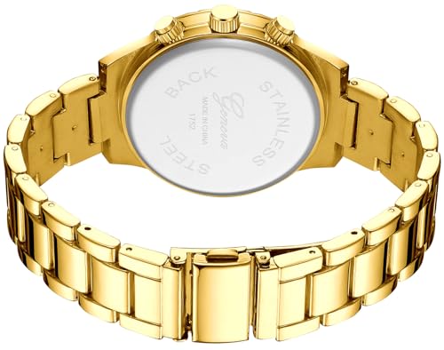 MASTOP Unisex Luxury Crystal Diamond Watches Silver Gold Fashion - Product Imagery