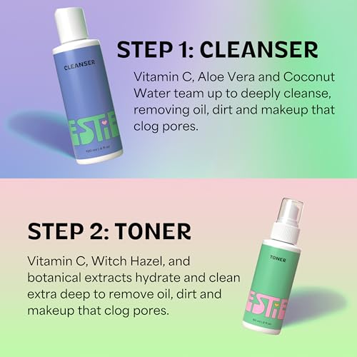 InstaNatural BESTIES BFF Four Step Kit: Skincare Set for Teens - Product Imagery