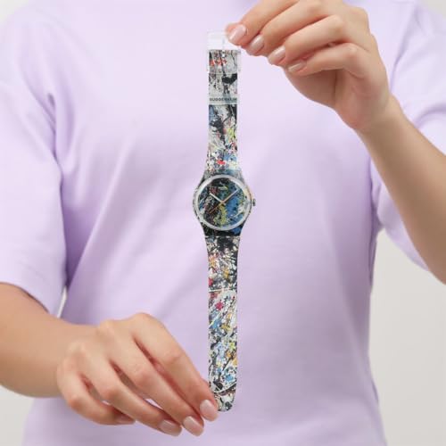 Swatch New Gent Unisex Casual Watch Polymer Transparent Quartz - Product Imagery