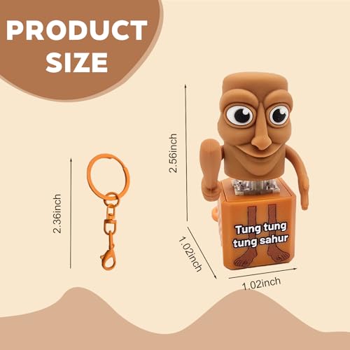Tung Tung Tung Sahur Clicker Fidget 2 Pack, Sound and LED - Product Imagery