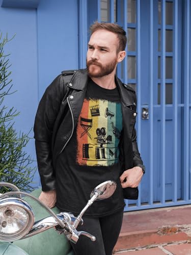 Men's Graphic T-Shirt Retro Film Movie Maker - Producers - Product Imagery