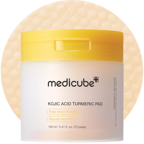 medicube Toner Pads Kojic Acid Turmeric Clarifying Pad for - Product Imagery