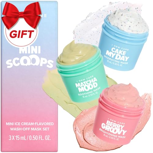I DEW CARE Wash Off Face Mask Skincare Gift Set - Mini Scoops Facial Masks & - I DEW CARE Official Product View 1