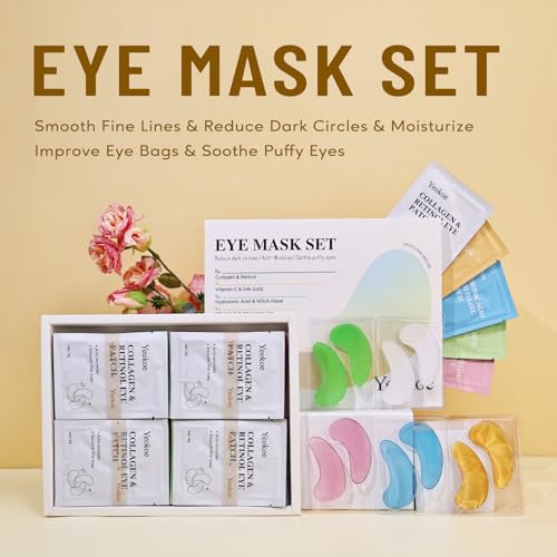 Under Eye Patches for Dark Circles,Eye Mask for Puffy Eyes With - Product Imagery