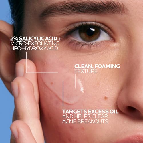 La Roche-Posay Effaclar Medicated Acne Face Wash with Salicylic - Product Imagery