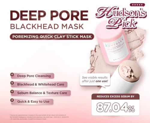 SKIN1004 [Hudson's Pick Poremizing Clay Stick Mask, Pore Care, - Product Imagery