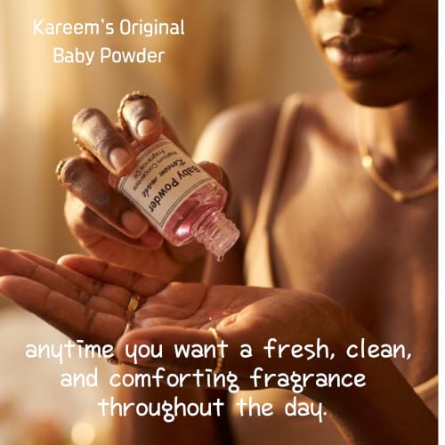 Perfume Body Oil | Baby Powder | Luxury Unisex Perfume with Long - Product Imagery