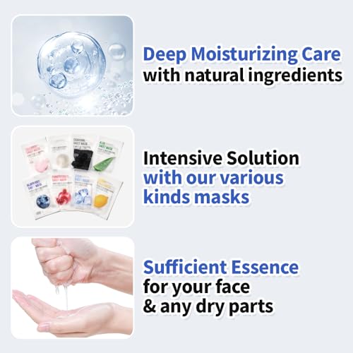 EUNYUL [PACK OF 16 Purity Facial Sheet Mask Pack 16 types Korean - Product Imagery
