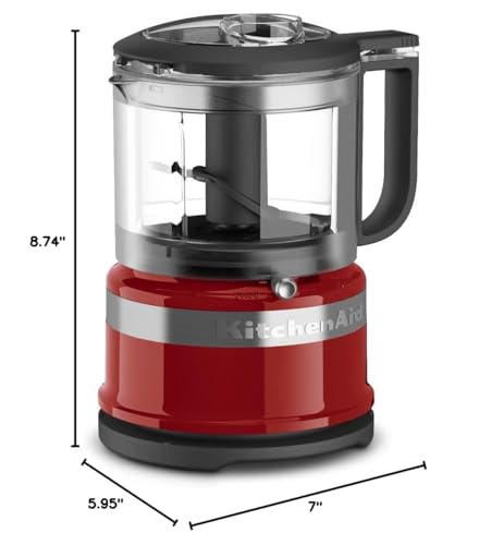 KitchenAid 3.5 Cup Food Chopper, KFC3516ER, Empire Red - Product Imagery