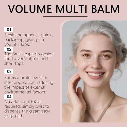 Collagen Multi Balm Stick, K-Beauty Volufiline & NAD+ Skin - Product Imagery