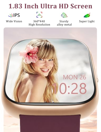 LODIMEKE Smart Watch, Alexa Built-in, Answer/Make Calls 44mm - Product Imagery