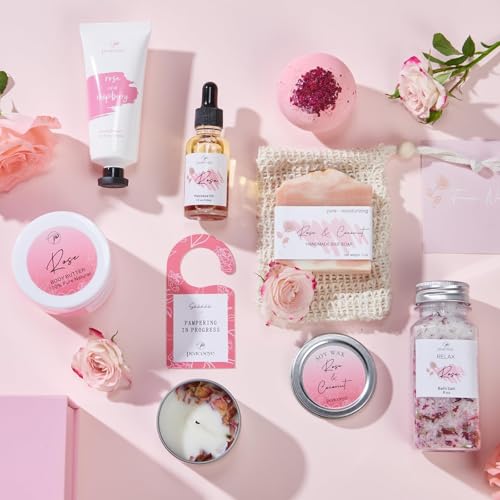 Mother's Day Gift for Mom Spa Gifts Bath Baskets Relaxing Spa - Product Imagery