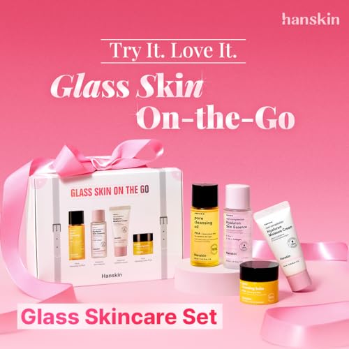 Hanskin Glass Skin On the Go Kit – Travel-Friendly Hydrating Set - Product Imagery