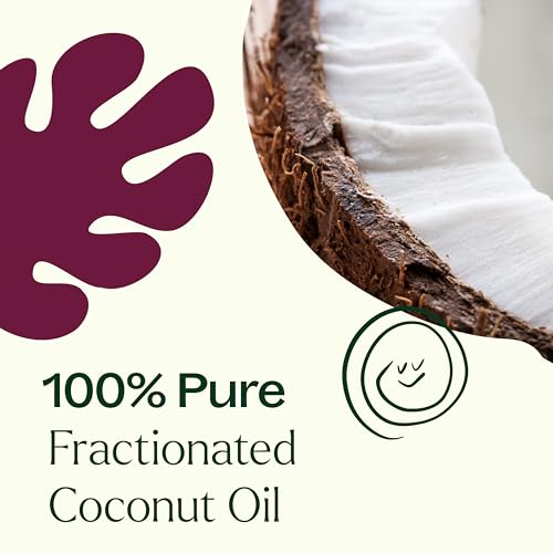 Plant Therapy Fractionated Coconut Oil Carrier Oil 16 oz - Product Imagery