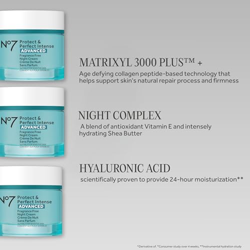 No7 Protect & Perfect Advanced Night Cream, Fragrance-Free, 1.69 - Product Imagery