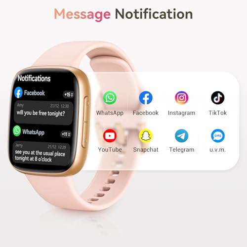 Smart Watch for Women, Answer/Make Call, 1.85" AMOLED Always-On - Product Imagery